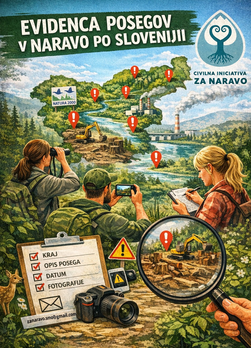 Posegi v naravo Slovenija